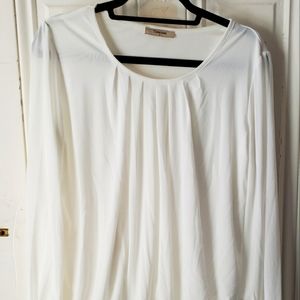 Sheer layered blouse